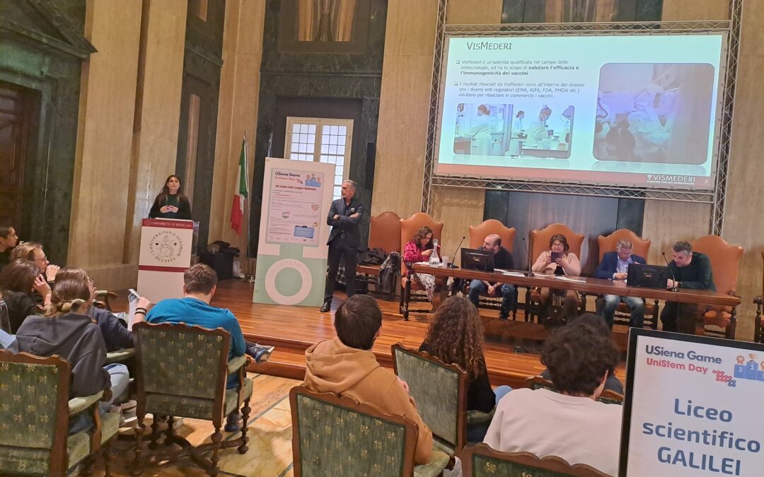 Elisa Mennitto, Chief Facilities and Lab Officer, ha rappresentato VisMederi all’importante evento dell’Università di Siena “Usiena Game”